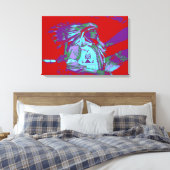 Toile Art Pop Amérindien (Insitu(Chambre))