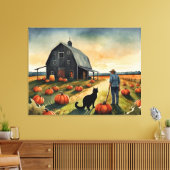 Toile Art populaire Automne Americana (Insitu(Salon))