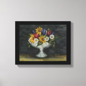 Toile Art populaire primitif Art Floral Canvas Art Impri (Recto)