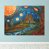 Toile Art réchauffement climatique (Insitu (Plancher de Bois))