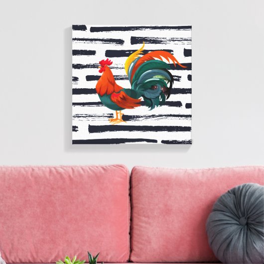 Toile Art-Rooster (Insitu(Salon))