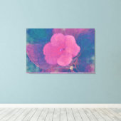 Toile Art rose Fleur Jardin Canvas (Insitu (Plancher de Bois))