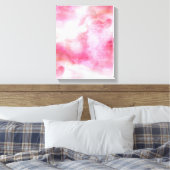 Toile art rouge avant-garde peinture à la main arrière - (Insitu(Chambre))