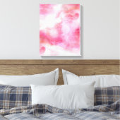 Toile art rouge avant-garde peinture à la main arrière - (Insitu(Chambre))