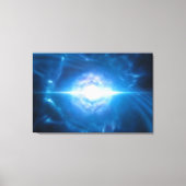 Toile ART SPATIAL Fusion de deux étoiles à neutrons (Recto)