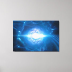 Toile ART SPATIAL Fusion de deux étoiles à neutrons