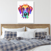 Toile Art Splash Great Dane Puppy Lover Cadeaux (Insitu(Chambre))