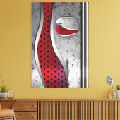 Toile Art texturé en métal 3D (Insitu(Salon))