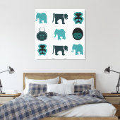 Toile art tribal africain Abstrait (Insitu(Chambre))