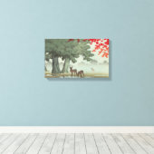 Toile Art Ukiyoe Japonais (Hasui Kawase) (Insitu (Plancher de Bois))