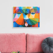 Toile Art urbain Ours Art urbain Ours murmurale (Insitu(Salon))