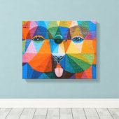 Toile Art urbain Ours Art urbain Ours murmurale (Insitu (Plancher de Bois))