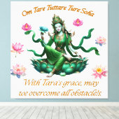 Toile Art/ Vert Tara (Insitu (Plancher de Bois))