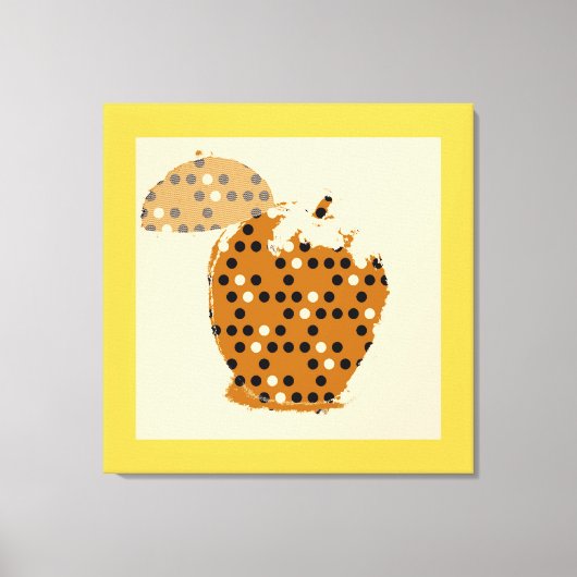 Toile Art vintage Apple (Recto)