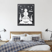 Toile Art vintage de snowboard (Insitu(Chambre))