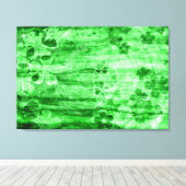 Toile Art vintage du bois vert (Insitu (Plancher de Bois))