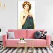 Toile Art vintage La Dame Grecque (Insitu(Salon))