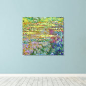 Toile Art Water Lily Pond (Insitu (Plancher de Bois))