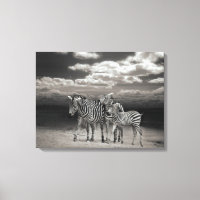 Toile Art-Zèbre