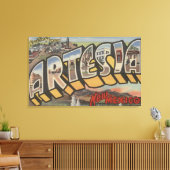 Toile Artesia, Nouveau-Mexique - Scènes de grandes lettr (Insitu(Salon))