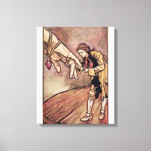 Toile Arthur Rackham | Image aquarelle d'origine (Recto)