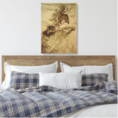 Toile Arthur Rackham | Les Rhinemaidens taquinant Alberi (Insitu(Chambre))