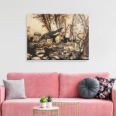 Toile Arthur Rackham | Peter Pan à Kensington Gardens (Insitu(Salon))