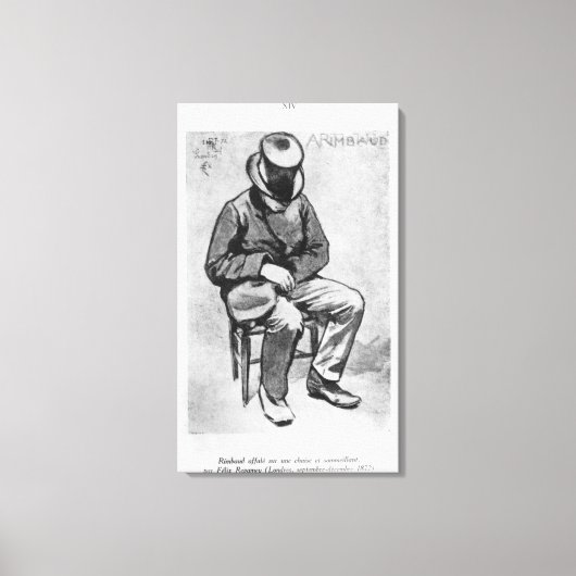 Toile Arthur Rimbaud (Recto)