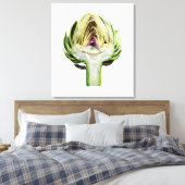 Toile Artichot du monde à moitié coupé (Insitu(Chambre))