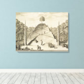 Toile Artificial Mount Parnassus, engravé par Johannes V (Insitu (Plancher de Bois))