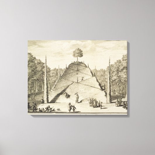 Toile Artificial Mount Parnassus, engravé par Johannes V (Recto)