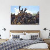 Toile Artillerie légère Utah par Keith Rocco Imprimer (Insitu(Chambre))