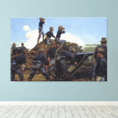 Toile Artillerie légère Utah par Keith Rocco Imprimer (Insitu (Plancher de Bois))