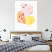 Toile Artisanat en Olive Abstrait, Formes géométriques,  (Insitu(Chambre))