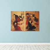 Toile Artisans faisant du bois, c.1857 (Insitu (Plancher de Bois))