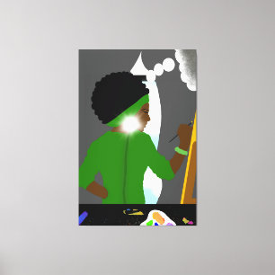 Toile Artiste anxieux