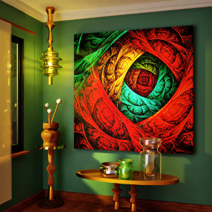 Toile Artiste coloré moderne Art Abstrait Motif #09