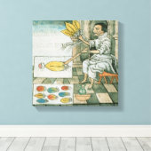 Toile Artiste de plumes aztèques (Insitu (Plancher de Bois))