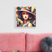 Toile Artistique "Radiant Serinity" (Insitu(Salon))