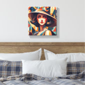 Toile Artistique "Radiant Serinity" (Insitu(Chambre))