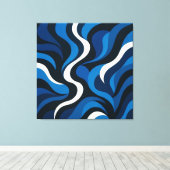 Toile Artsy Blue Wall Decor (Insitu (Plancher de Bois))