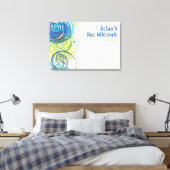 Toile ARTSY FARTSY Bar Bat mitzvah Panneau d'ouverture d (Insitu(Chambre))