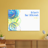 Toile ARTSY FARTSY Bar Bat mitzvah Panneau d'ouverture d (Insitu(Salon))
