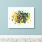 Toile *~* Artsy Vineyard Vineery Grape AR21 Cave à vin (Insitu (Plancher de Bois))