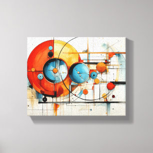 Toile Artwork couleur eau Abstrait
