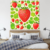 Toile Artwork de fraises dadaïstes (Insitu(Chambre))