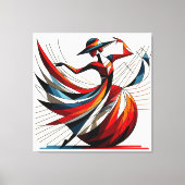 Toile Artwork visuel en grève #12 (Recto)