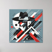 Toile Artwork visuel frappant #6 (Recto)