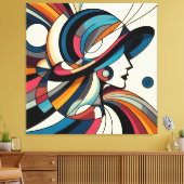 Toile Artwork visuel n° 10 (Insitu(Salon))