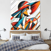 Toile Artwork visuel n° 13 (Insitu(Chambre))